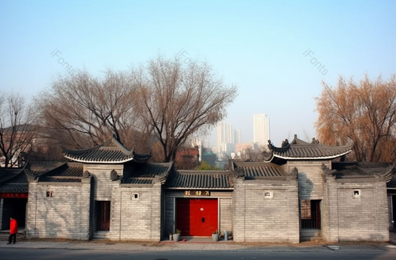 古色古香北京胡同建筑摄影图,高清,摄影图,摄影图片,图片大全,摄影图免费下载